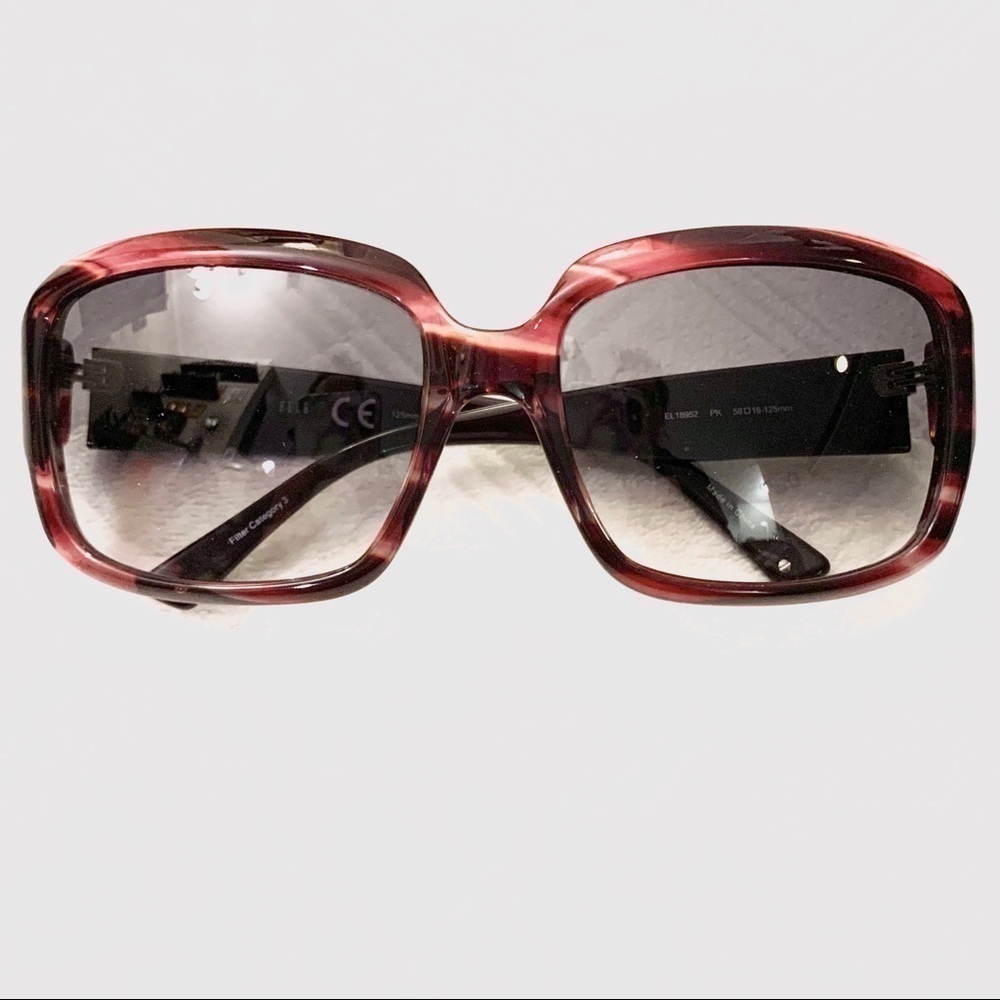 NWOT Elle Y2K Chunky Square Frame Fashion Sunglasses - Picture 8 of 8